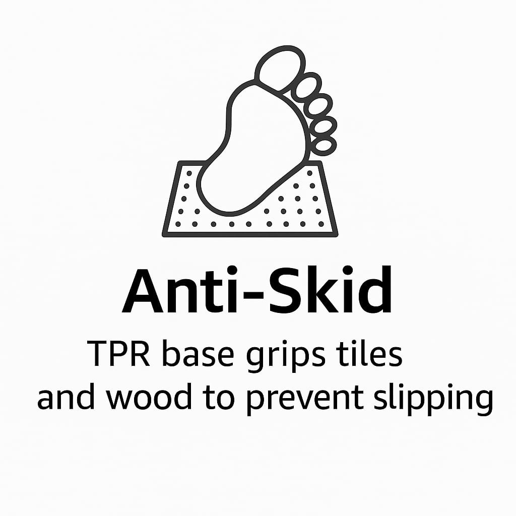 Faux Rabbit Fur Rug by Saffron Leo (55x140 cm) – Plush Bedside Runner Rug for Bedroom | Soft Floor Carpet — Anti-Skid